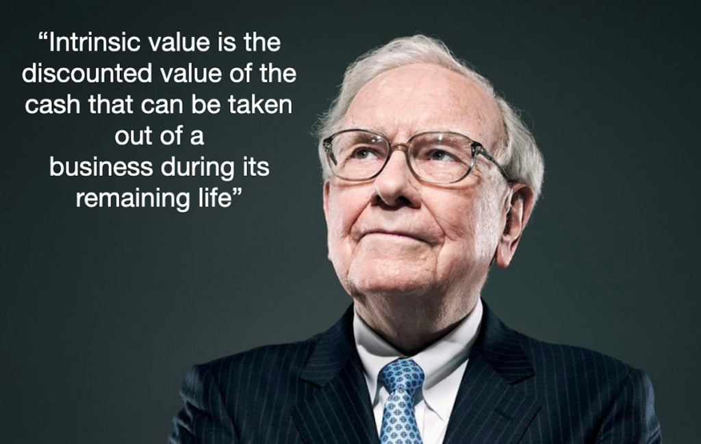 Intrinsic value Buffett way